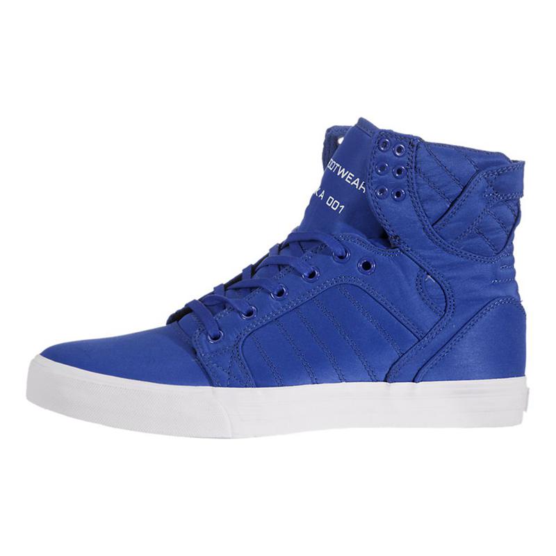 Supra SKYTOP - Erkek Boğazlı Ayakkabı - Mavi - Türkiye (03861EJTQ)